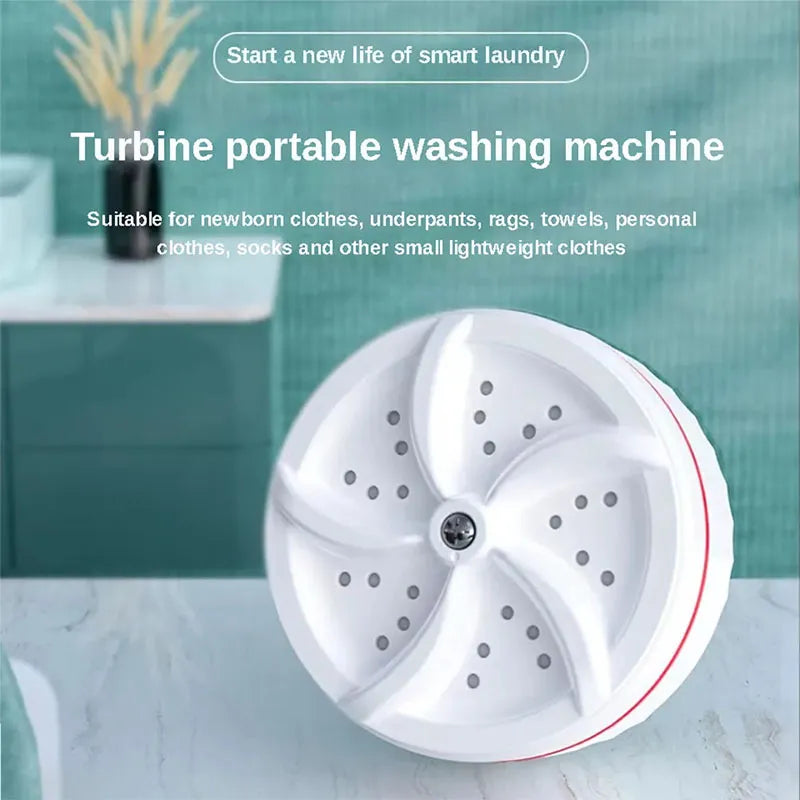 3 IN1 MINI WASHING MACHINE PORTABLE ROTATING WASHER
