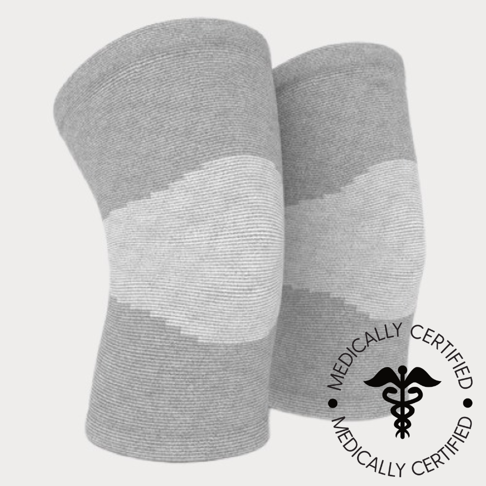Bamboo Compression Knee Sleeves for Instant Pain Relief – (Pack Of 2)