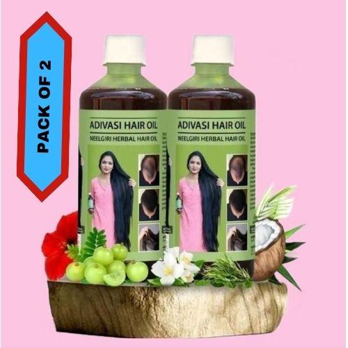 🍃 Original Adivasi Neelgiri Herbal Hair Oil (BUY 1 GET 1 FREE) ⭐⭐⭐⭐⭐4.9/5 Rating
