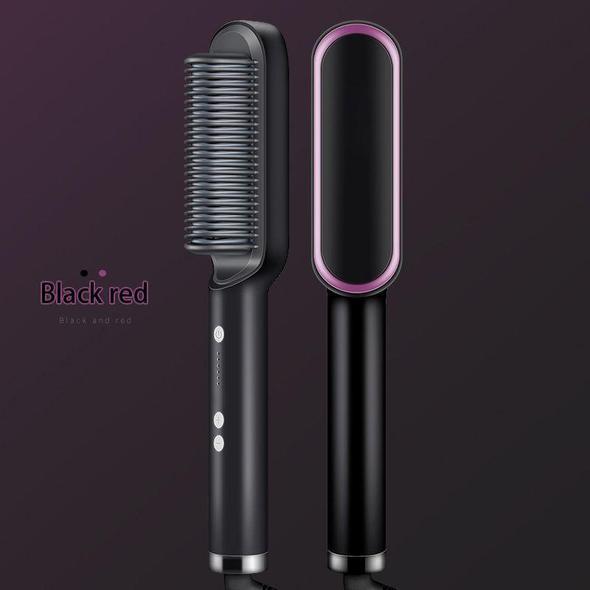 Professional Ceramic Hair Straightener Brush Tool