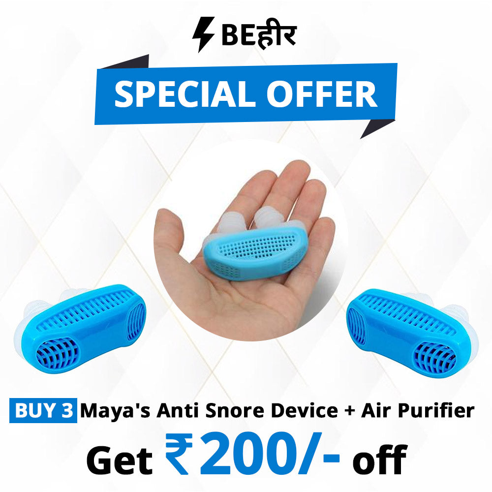 ANTI SNORE + AIR PURIFIER DEVICE