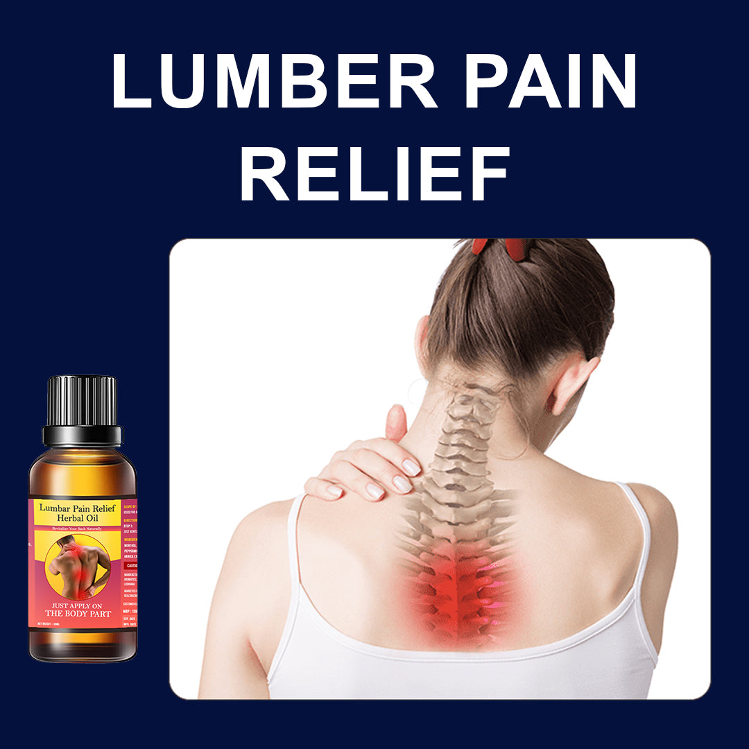 Lumbar Pain Relief Herbal Oil Buy-1-Get-1-Free-30ml+30ml
