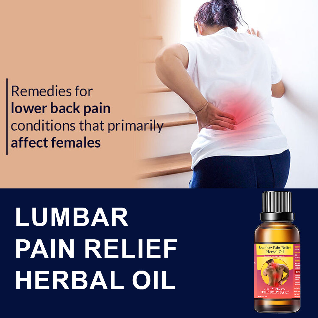 Lumbar Pain Relief Herbal Oil Buy-1-Get-1-Free-30ml+30ml