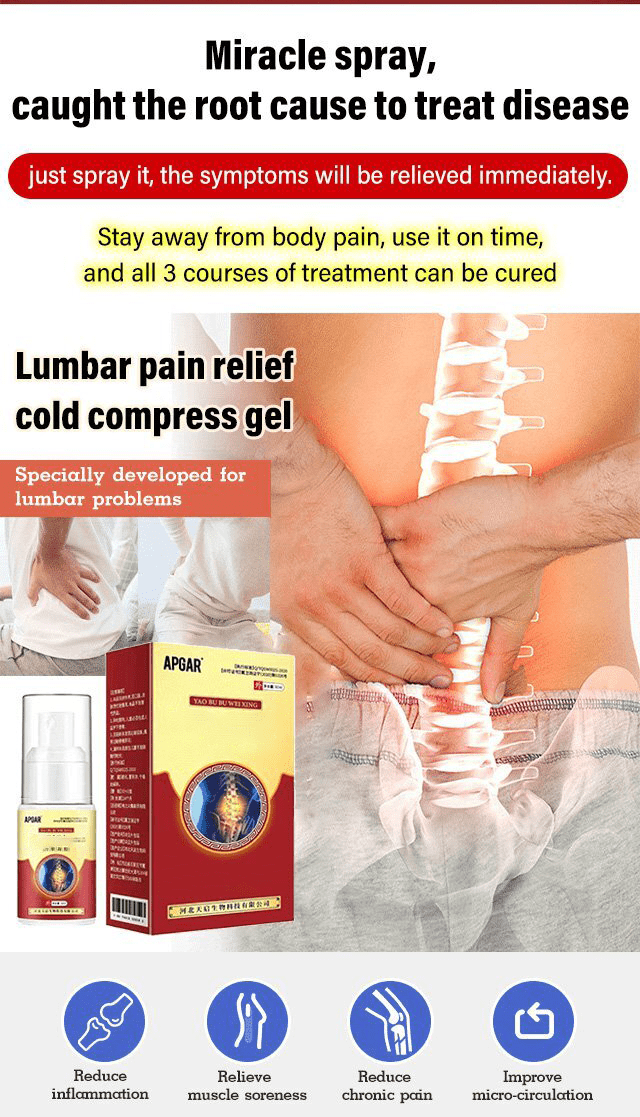 Lumbar Pain Relief Herbal Oil Buy-1-Get-1-Free-30ml+30ml