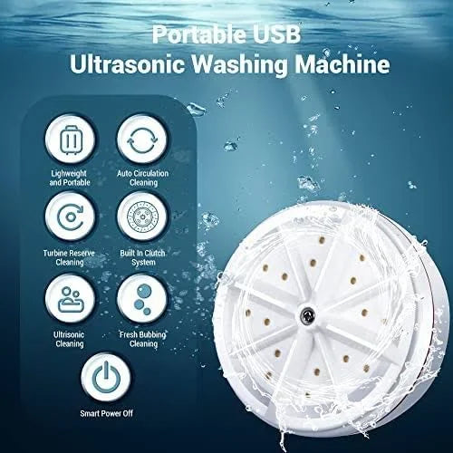 3 IN1 MINI WASHING MACHINE PORTABLE ROTATING WASHER