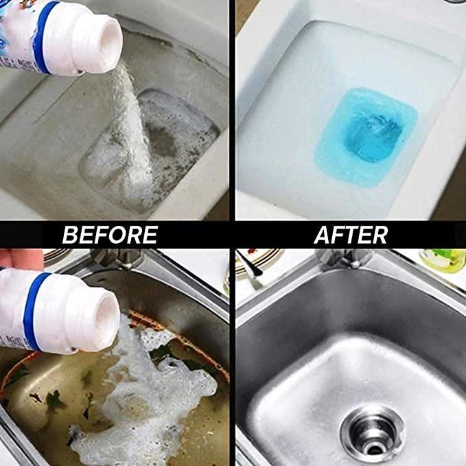 Powerful Drain Blockage Cleaner Sink Cleaner Powder (110G) (Pack of 1) - Buy Pack of 2
