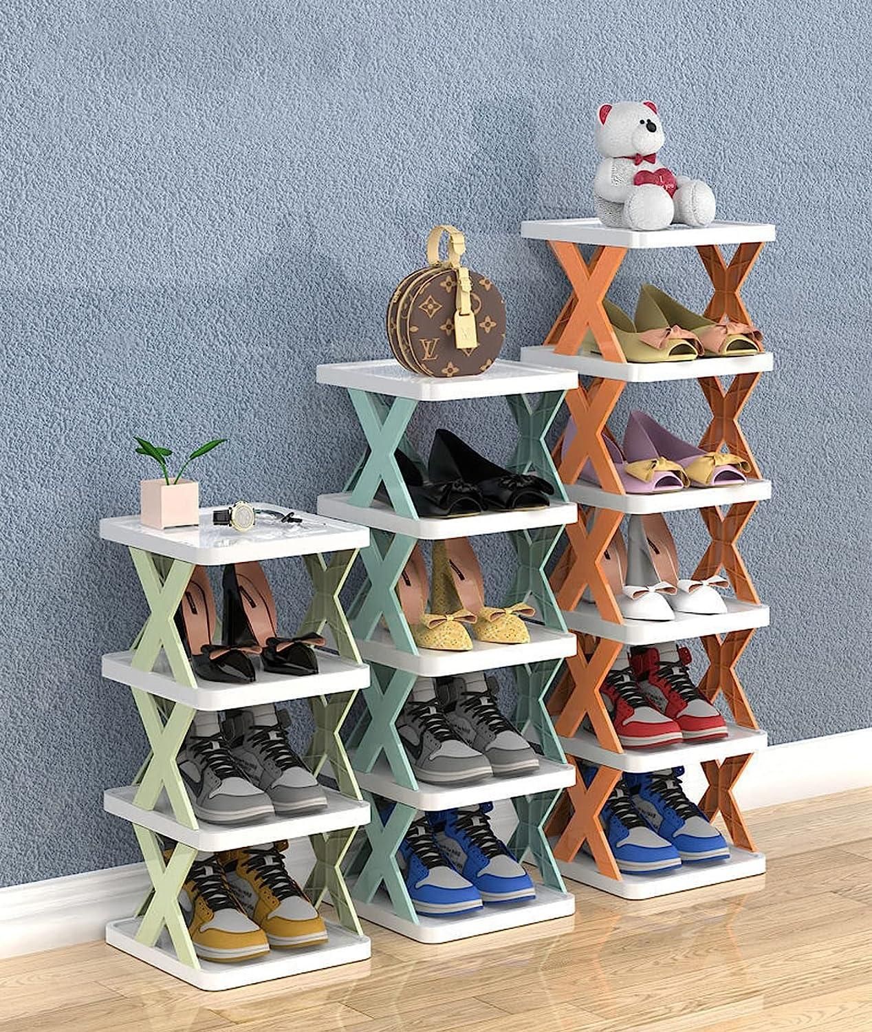 Smart Foldable 6 Layer Shoe Rack Storage Organizer
