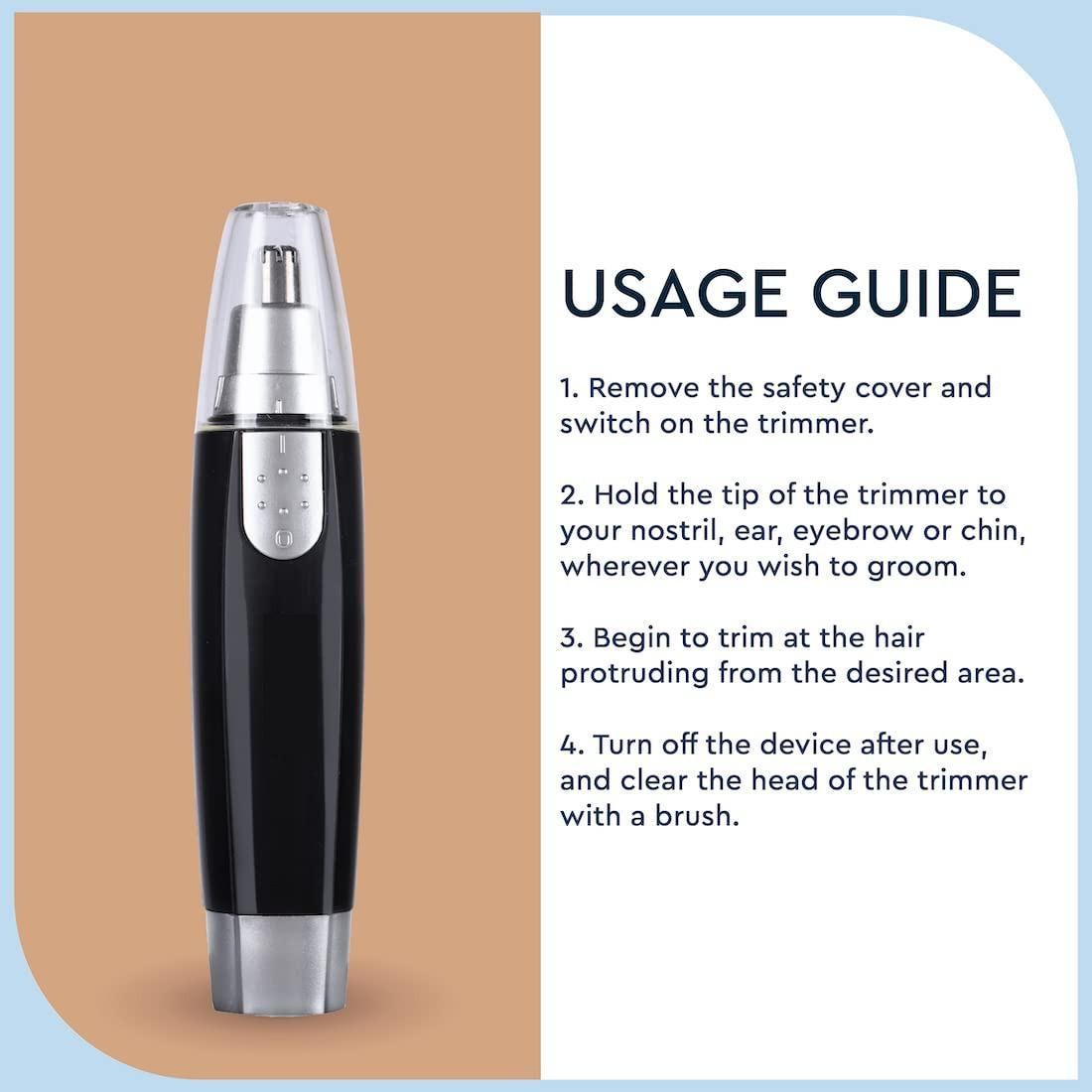 Professional Nose & Ear Hair Trimmer for Men Women