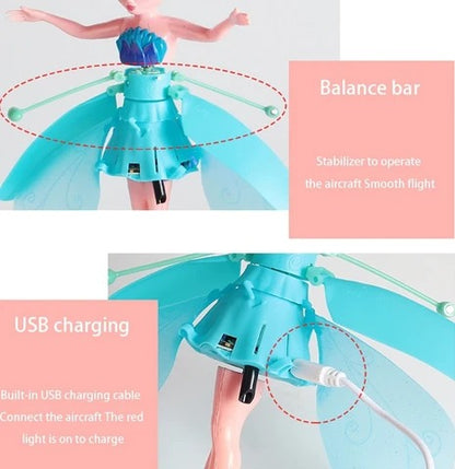 Magically Flying Princess Doll