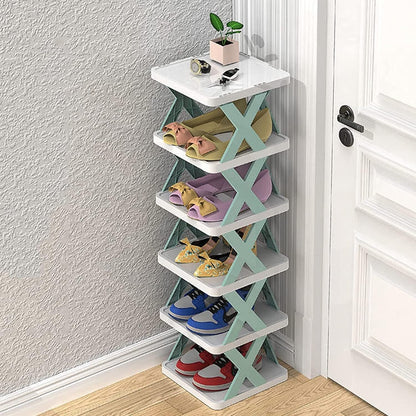 Smart Foldable 6 Layer Shoe Rack Storage Organizer