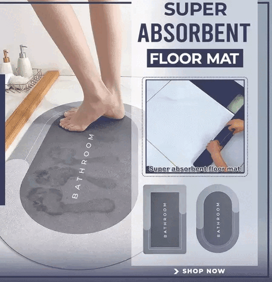 Water Absorbing Non-Slip Floor Mat